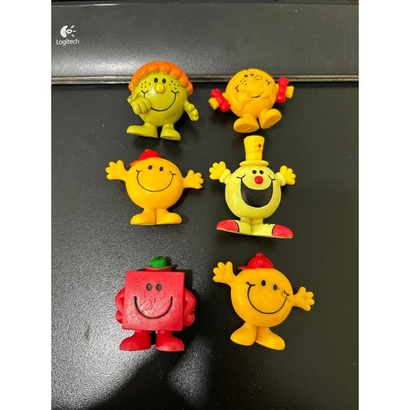Toys | 6 Vintage Arbys 198s Mr Men Little Miss Sunshine Toy Figures ...
